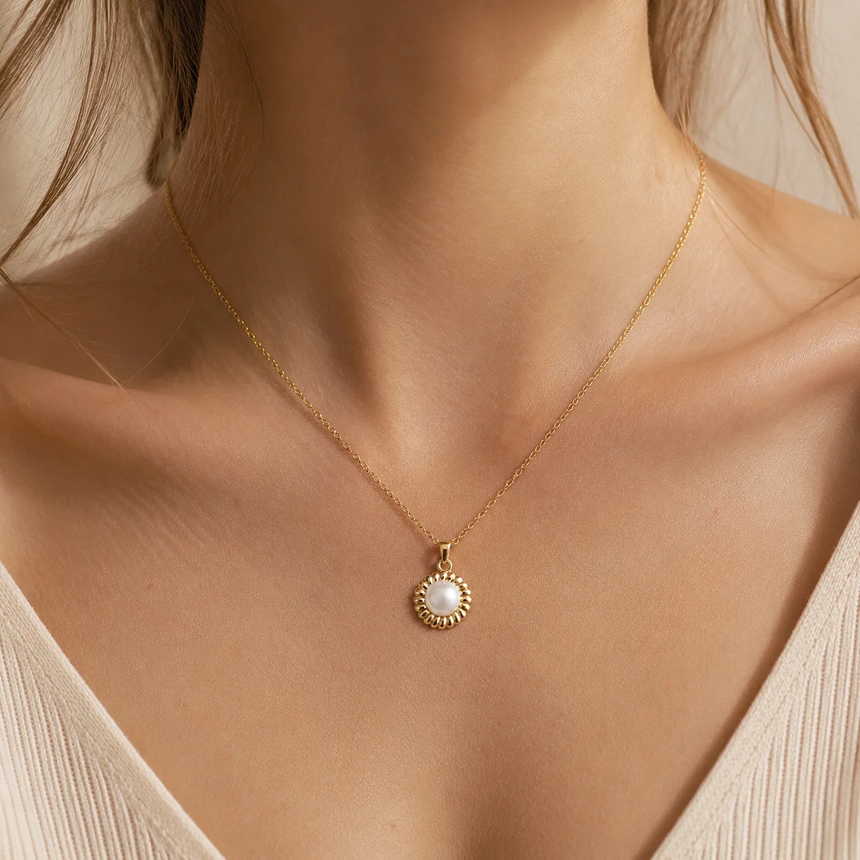 Women Necklaces | Delicate Gold-Tone Pendant Style