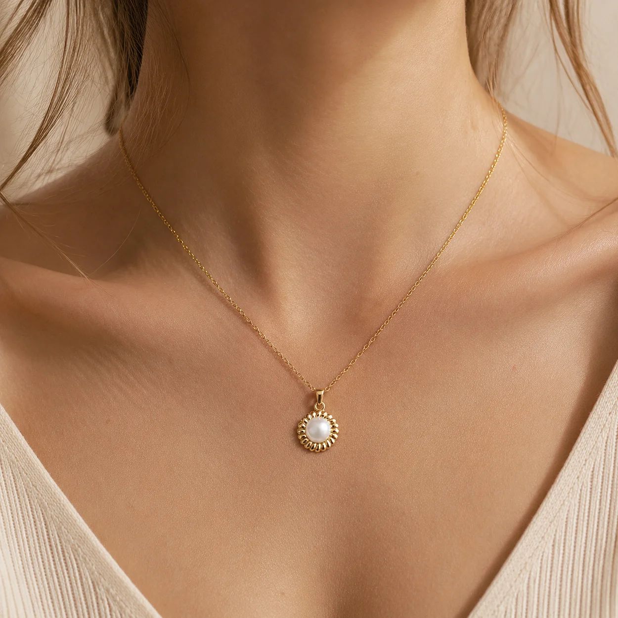 Women Necklaces | Delicate Gold-Tone Pendant Style