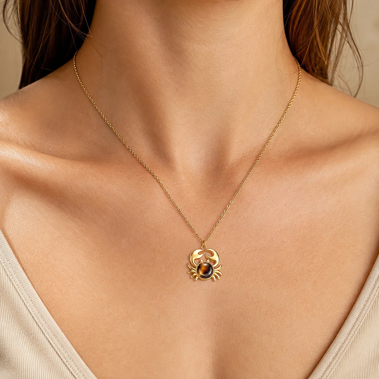Women Necklaces with Gold-Tone Pendant for Everyday Styling