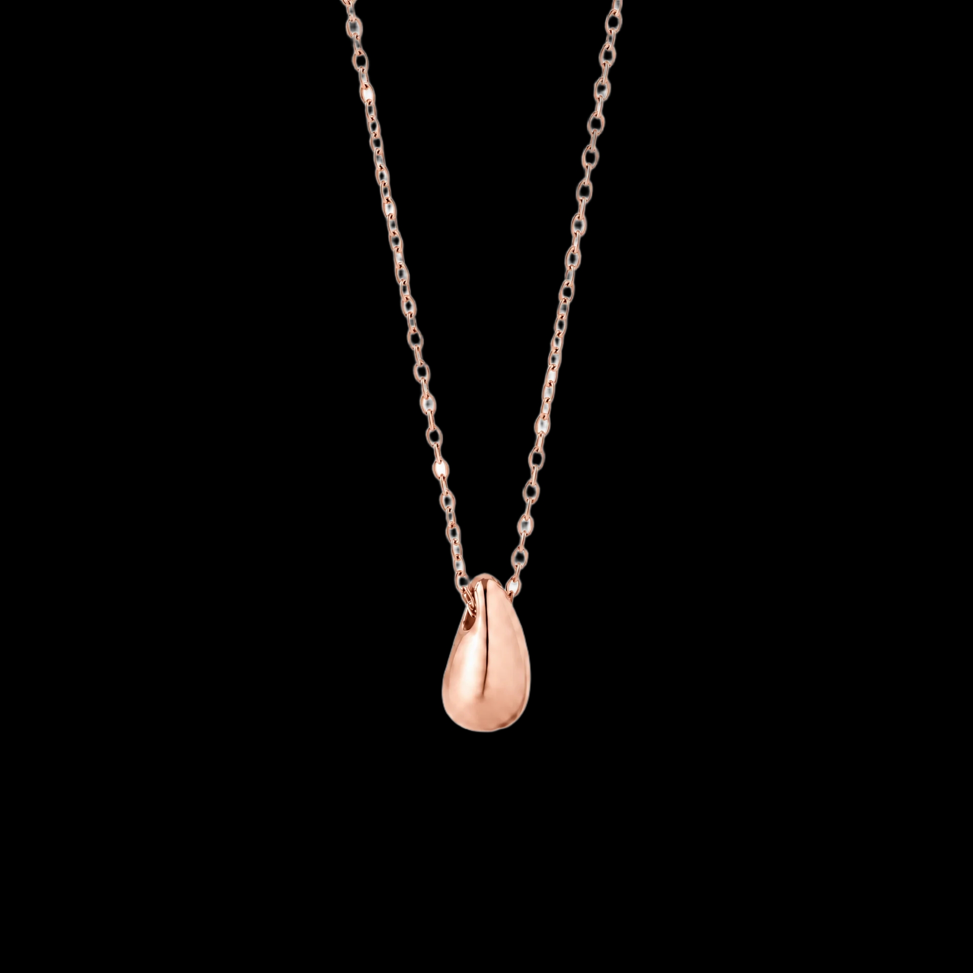 Women's Necklace with Teardrop Pendant